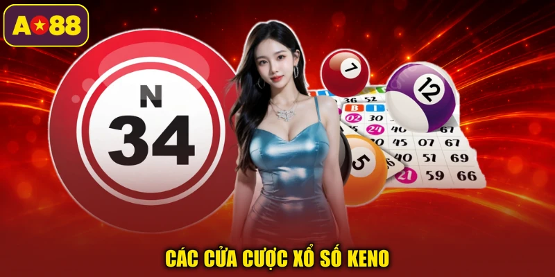 Các cửa cược xổ số Keno